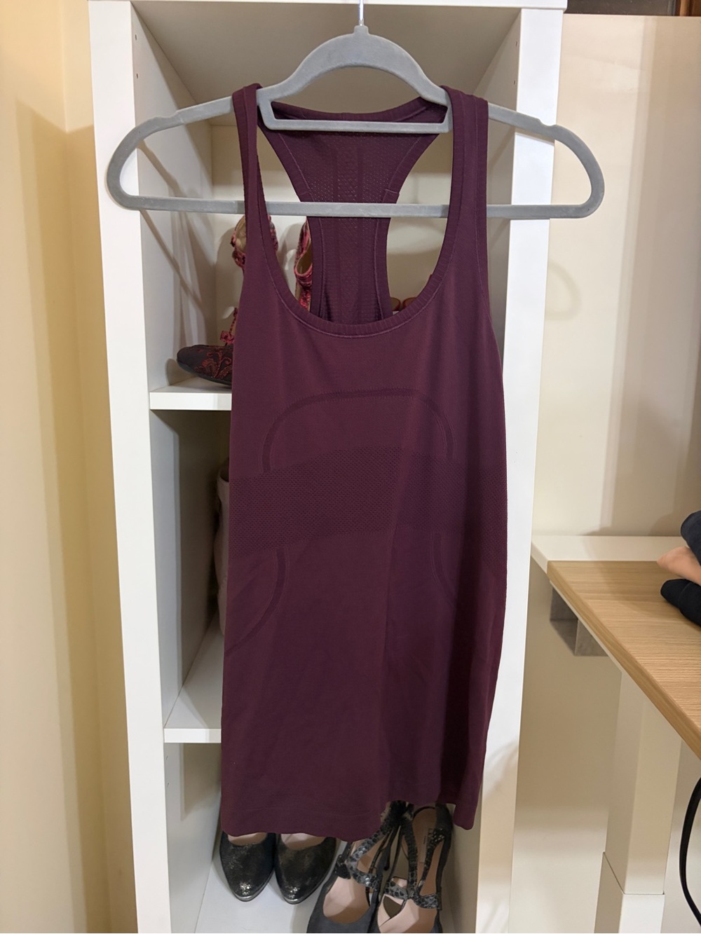 lululemon athletica Plum Racerback Tank